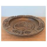 Handcarved Wooden Bowl 11 1/2'