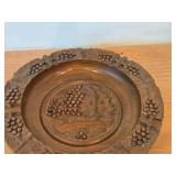 Handcarved Wooden Bowl 11 1/2'