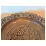 Handcarved Wooden Bowl 11 1/2'