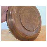 Handcarved Wooden Bowl 11 1/2'