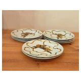 Lot of (8) Neiman Marcus Porcelain Plates 8 1/4'