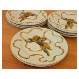 Lot of (8) Neiman Marcus Porcelain Plates 8 1/4'