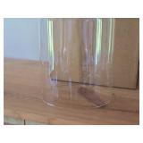 Lot of (2) Clear Glass Cloche Dome 12' x 8'