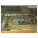 Melanine Serving Trays (x5) + Melanine Plates 6' (x4)
