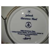 Porsgrund (Norway) Christmas Collector's Plates Set of 6
