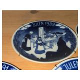 Porsgrund (Norway) Christmas Collector's Plates Set of 5