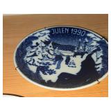 Porsgrund (Norway) Christmas Collector's Plates Set of 5