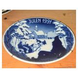 Porsgrund (Norway) Christmas Collector's Plates Set of 5