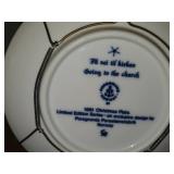 Porsgrund (Norway) Christmas Collector's Plates Set of 5