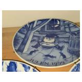 Porsgrund (Norway) Christmas Collector's Plates Set of 5