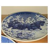Porsgrund (Norway) Christmas Collector's Plates Set of 5