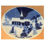 Porsgrund (Norway) Christmas Collector's Plates Set of 10