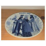 Porsgrund (Norway) Christmas Collector's Plates Set of 10