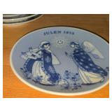 Porsgrund (Norway) Christmas Collector's Plates Set of 10