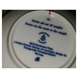 Porsgrund (Norway) Christmas Collector's Plates Set of 10