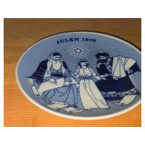 Porsgrund (Norway) Christmas Collector's Plates Set of 10