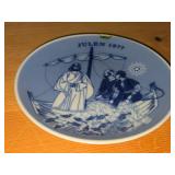 Porsgrund (Norway) Christmas Collector's Plates Set of 10