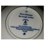 Porsgrund (Norway) Christmas Collector's Plates Set of 10