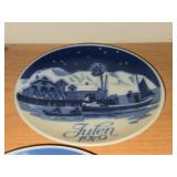 Porsgrund (Norway) Christmas Collector's Plates Set of 10