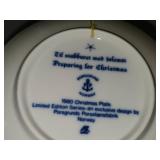 Porsgrund (Norway) Christmas Collector's Plates Set of 10