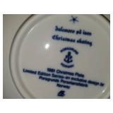 Porsgrund (Norway) Christmas Collector's Plates Set of 10