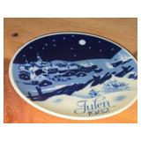 Porsgrund (Norway) Christmas Collector's Plates Set of 10