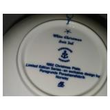 Porsgrund (Norway) Christmas Collector's Plates Set of 10
