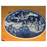 Porsgrund (Norway) Christmas Collector's Plates Set of 10