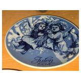 Porsgrund (Norway) Christmas Collector's Plates Set of 10