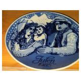 Porsgrund (Norway) Christmas Collector's Plates Set of 10