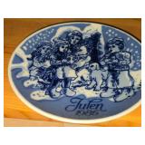 Porsgrund (Norway) Christmas Collector's Plates Set of 10