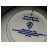 Porsgrund (Norway) Christmas Collector's Plates Set of 10