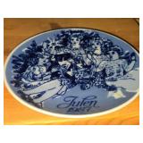 Porsgrund (Norway) Christmas Collector's Plates Set of 10