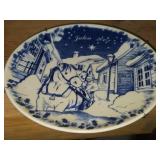 Porsgrund (Norway) Christmas Collector's Plates Set of 5