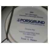 Porsgrund (Norway) Christmas Collector's Plates Set of 5