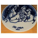 Porsgrund (Norway) Christmas Collector's Plates Set of 4