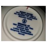 Porsgrund (Norway) Christmas Collector's Plates Set of 4
