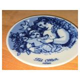 Porsgrund (Norway) Christmas Collector's Plates Set of 4