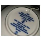 Porsgrund (Norway) Christmas Collector's Plates Set of 12