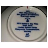 Porsgrund (Norway) Christmas Collector's Plates Set of 12