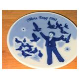 Porsgrund (Norway) Christmas Collector's Plates Set of 12