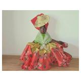 Handmade Carribean Folk Art Souvenir Doll 10'