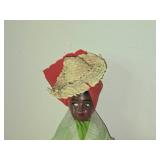 Handmade Carribean Folk Art Souvenir Doll 10'