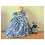 Tea Cozy 18' Doll, Country Maiden Folk Art Doll