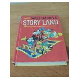 Vintage 1962 Walt Disney's Story Land Hardcover Book + Den Store Walt Disney's ORDBOK