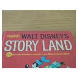 Vintage 1962 Walt Disney's Story Land Hardcover Book + Den Store Walt Disney's ORDBOK