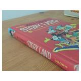 Vintage 1962 Walt Disney's Story Land Hardcover Book + Den Store Walt Disney's ORDBOK