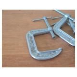 Lot of (6) 2-1/2' C-Clamps