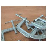 Lot of (6) 2-1/2' C-Clamps