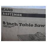 Sears Craftsman 8' Table Saw